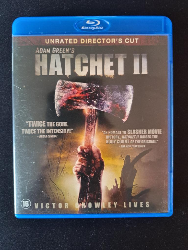 Hatchet II - Unrated Director's Cut Blu-ray, Cd's en Dvd's, Blu-ray, Ophalen of Verzenden, Zo goed als nieuw, Horror