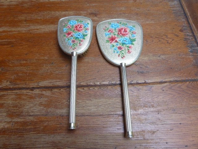 Vintage toilettafel set, Ophalen of Verzenden