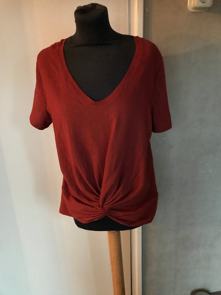 shirt met draaiknoop (MS mode), Overige kleuren, Maat 42/44 (L), Ophalen of Verzenden, Korte mouw