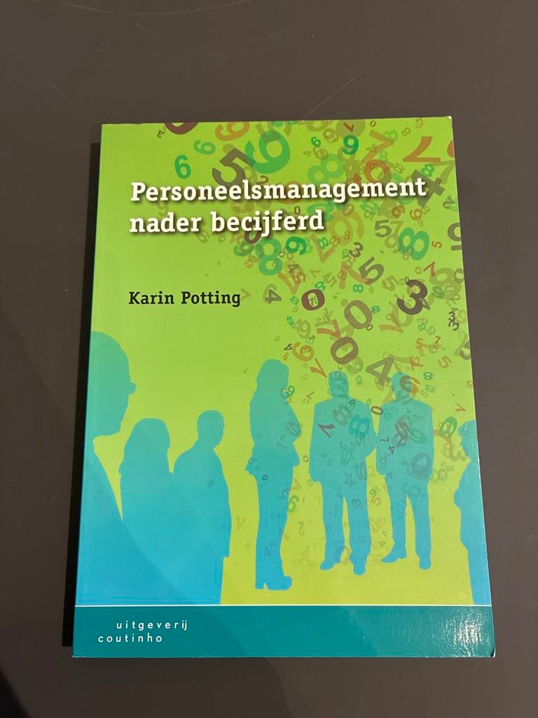Personeelsmanagement nader becijferd - Karin Potting, Boeken, Studieboeken en Cursussen, Nieuw, HBO, Gamma, Ophalen of Verzenden