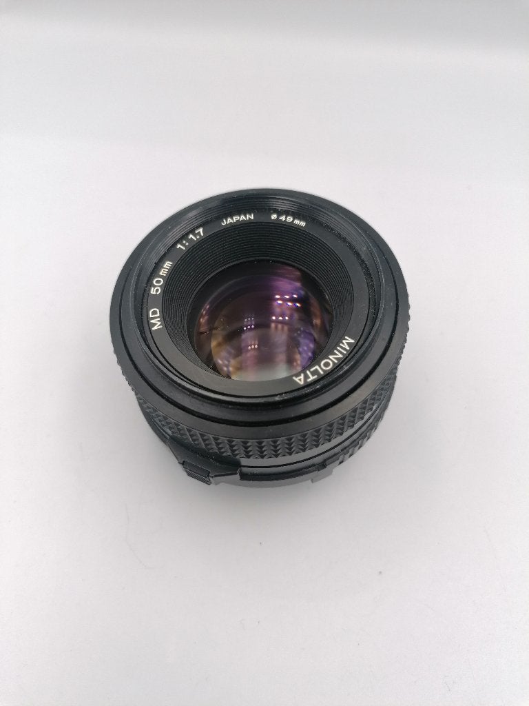 Prime Lens Minolta MD 50mm f1.7 Minolta MD mount, Ophalen of Verzenden, Standaardlens