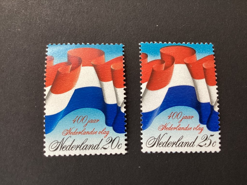 1972, Nederlandse vlag, 1010-1011, Postzegels en Munten, Postzegels | Nederland, Verzenden, Na 1940, Postfris