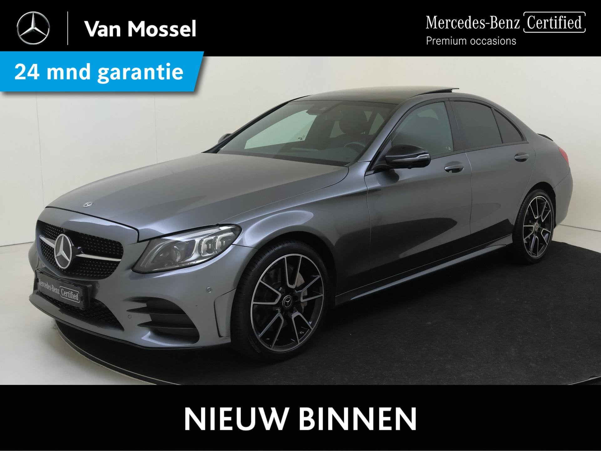 Mercedes-Benz C-klasse 300 e Business Solution AMG Limited /, Automaat, Automatische klimaatregeling, 320 pk, Leder en Stof