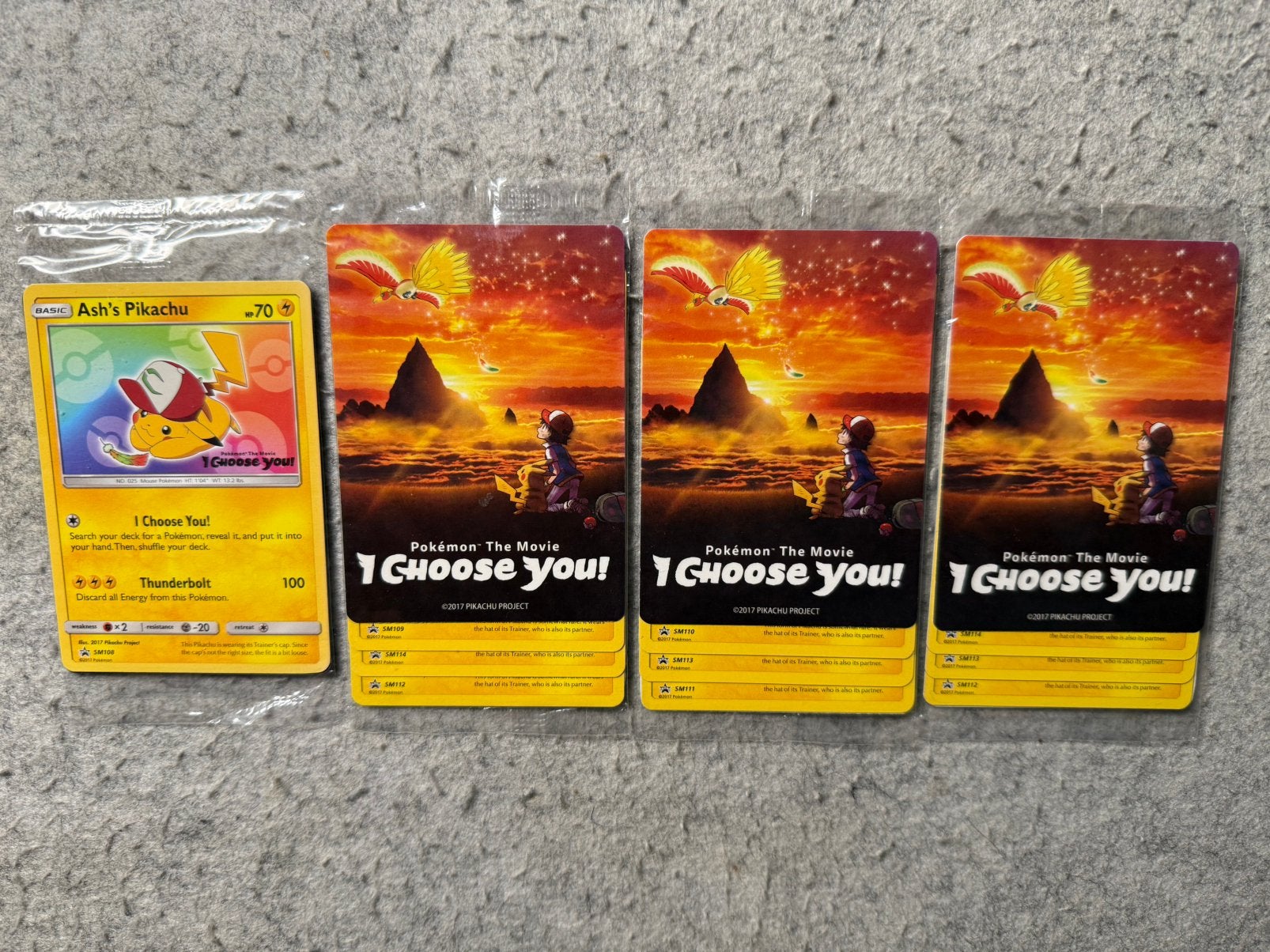 Pokémon | Pikachu I Choose You Promo packs (Complete set), Ophalen of Verzenden, Zo goed als nieuw