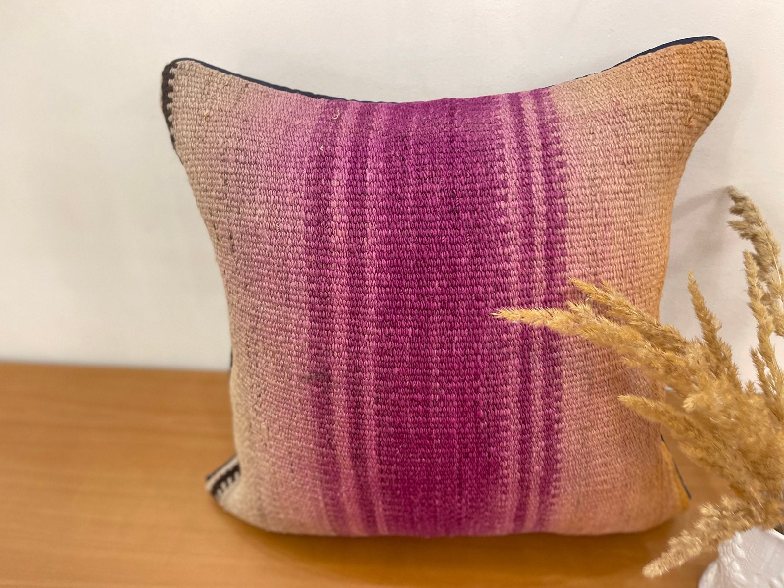 Natuurlijk Kilim Kussen - Traditioneel & Handgemaakt, Meerkleurig, Vierkant, Nieuw, Ophalen of Verzenden