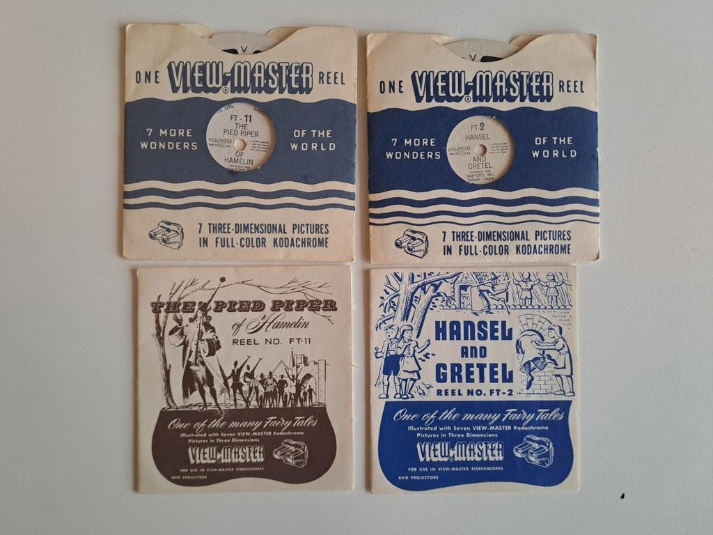 View-Master 1958 (bakeliet) met reels/caroussels, Verzamelen, Ophalen, Gebruikt
