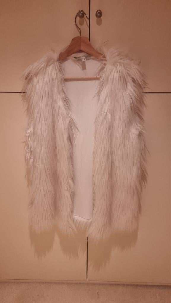 Witte faux fur gilet - Taubert, Wit, Ophalen of Verzenden, Zo goed als nieuw, Taubert