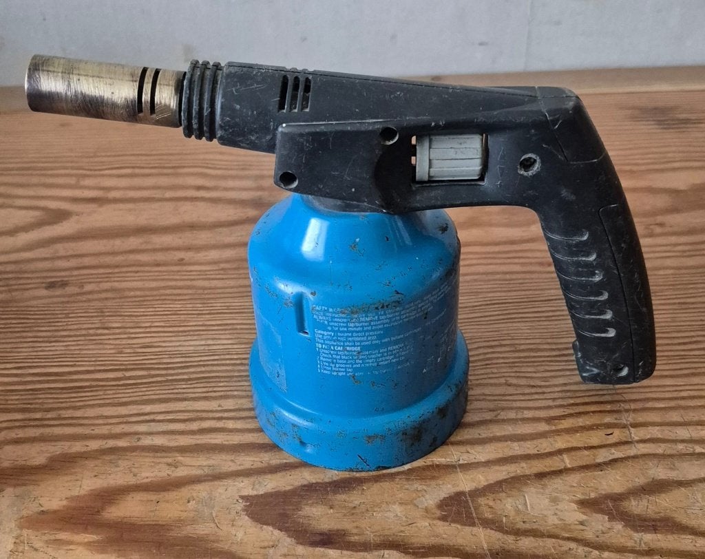 Soldeer Gasbrander, Ophalen, Gebruikt