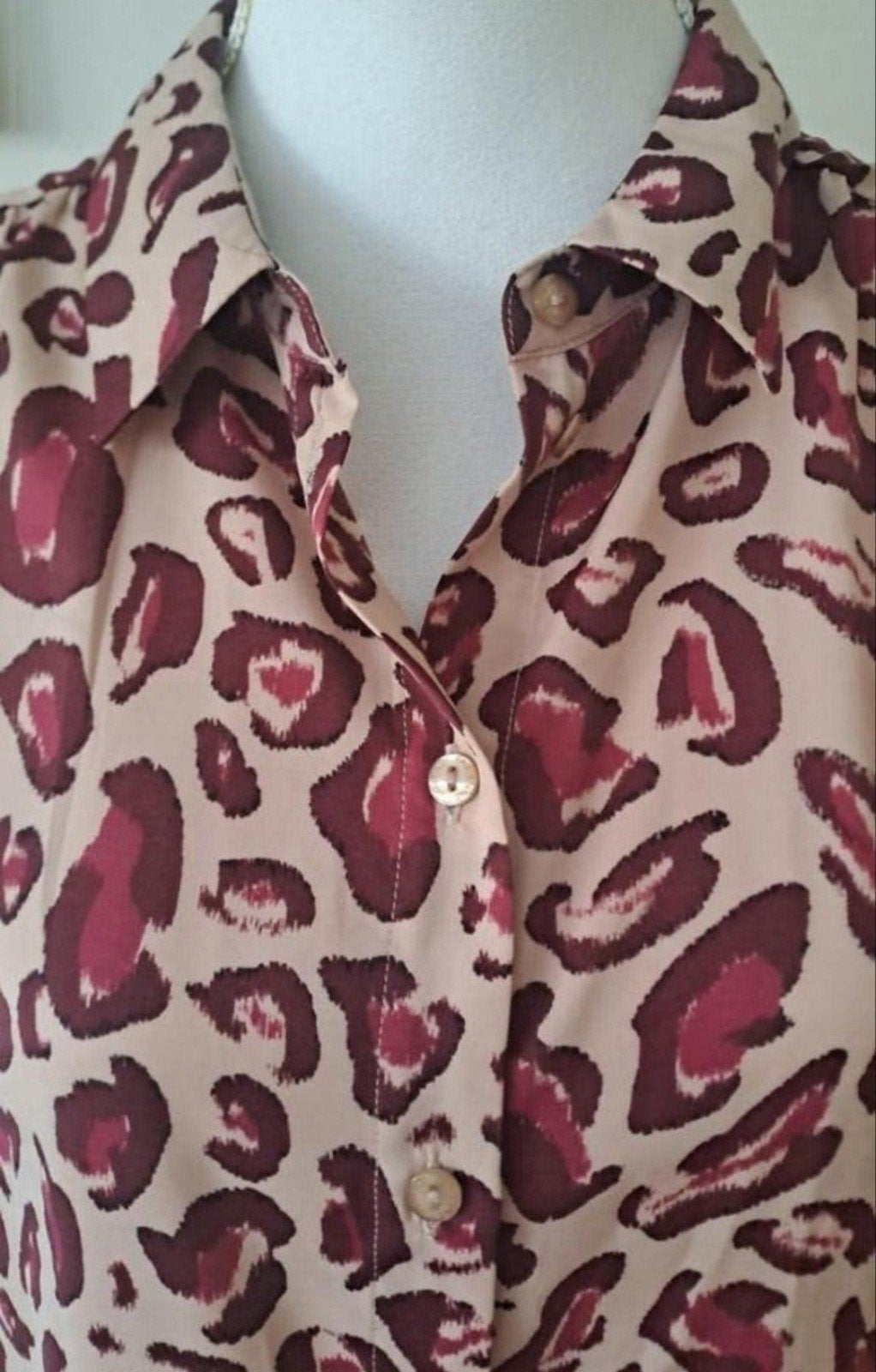 FABIENNE CHAPOT MIRA BLOUSE bordeauxrood/roze, Fabienne Chapot, Ophalen of Verzenden, Zo goed als nieuw, Maat 36 (S)