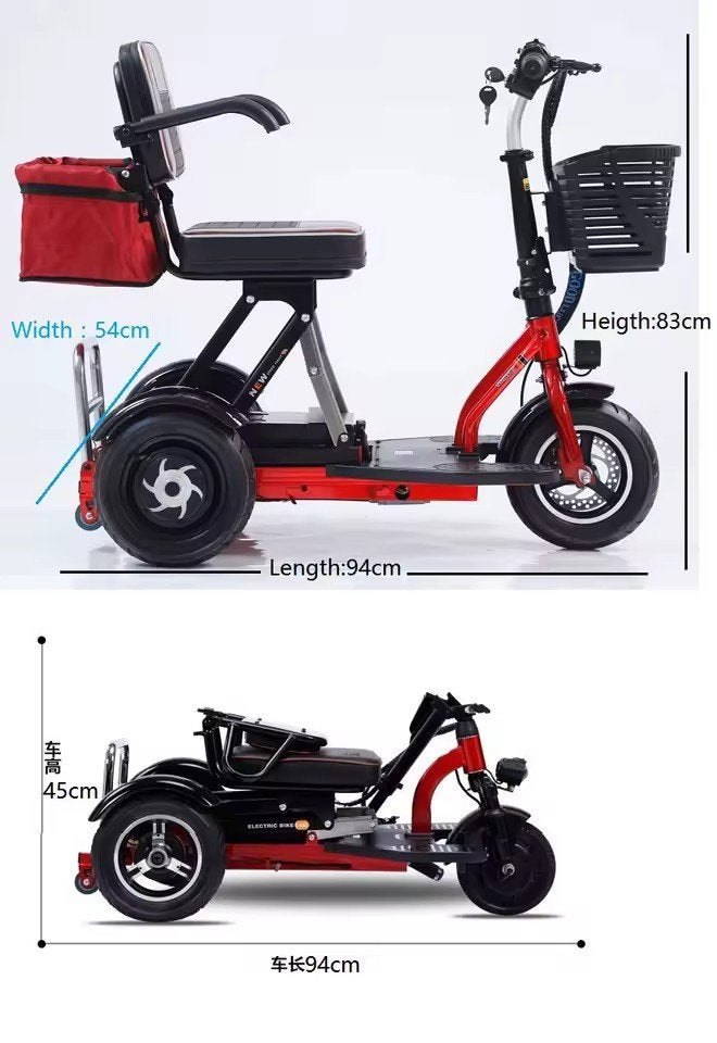 Elektrische driewieler scootmobiel, Ophalen of Verzenden, Zo goed als nieuw, Jiankang