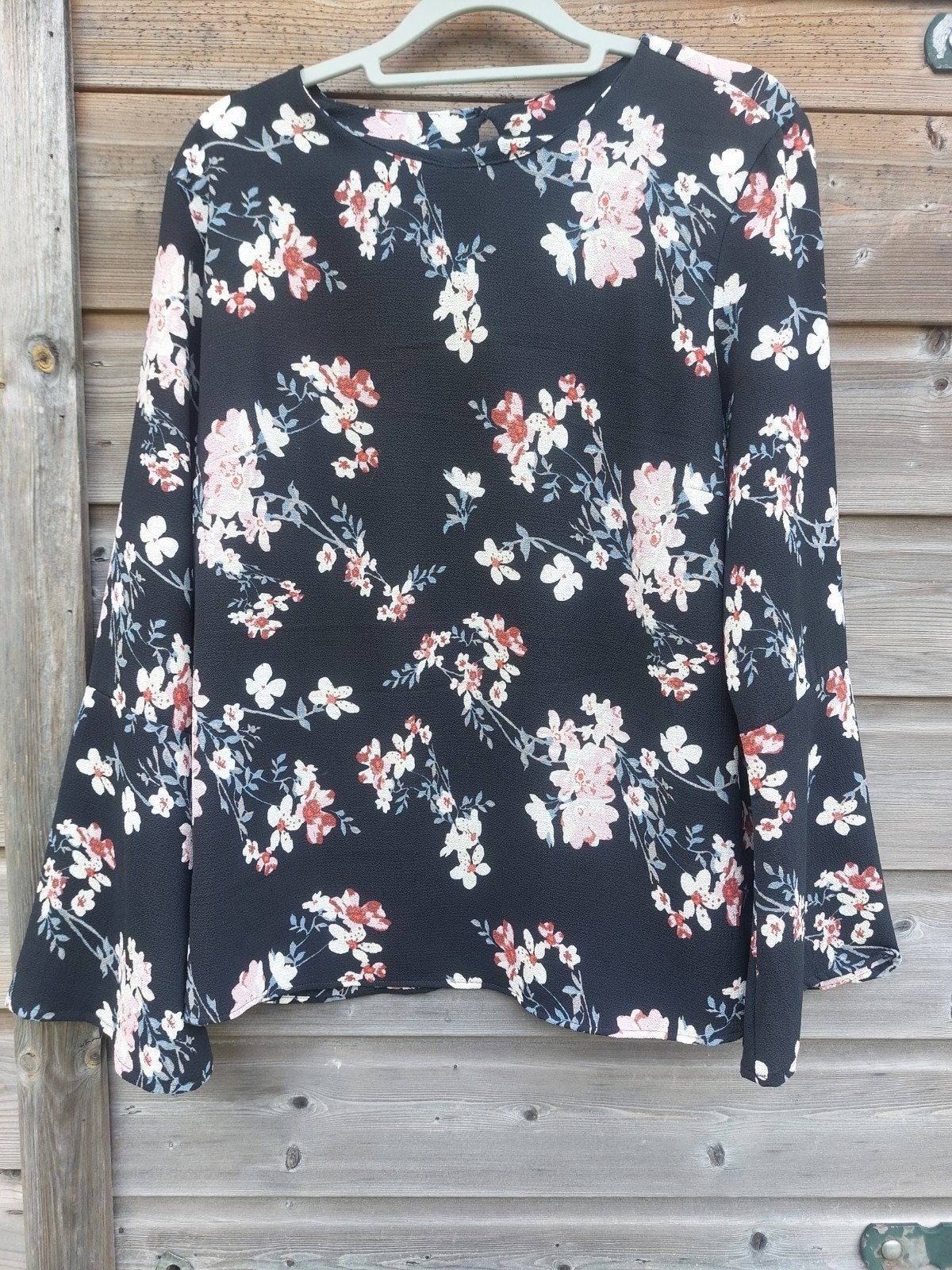Zwarte bewerkte blouse tuniek Jacqueline de Yong maat 38/M, Kleding | Dames, Blouses en Tunieken, Ophalen of Verzenden, Zo goed als nieuw