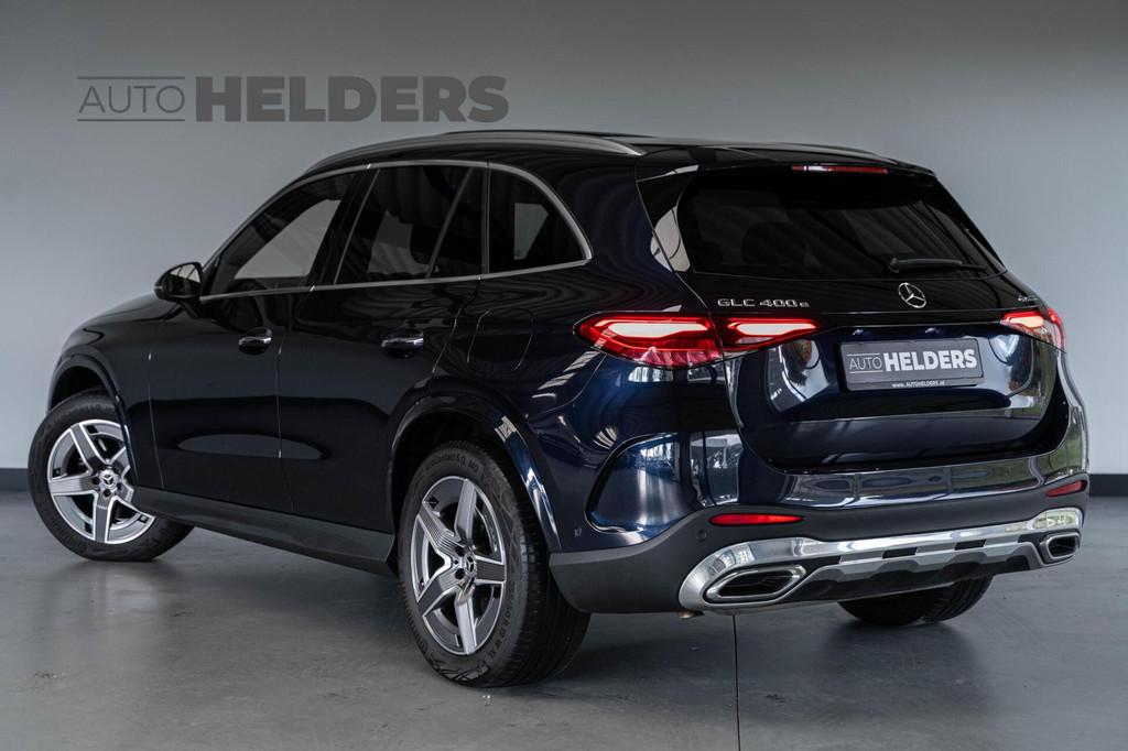 Mercedes GLC-klasse 400e 4MATIC AMG Burm. 360 Luchtv. HuD, Automaat, Gebruikt, Blauw, Vierwielaandrijving