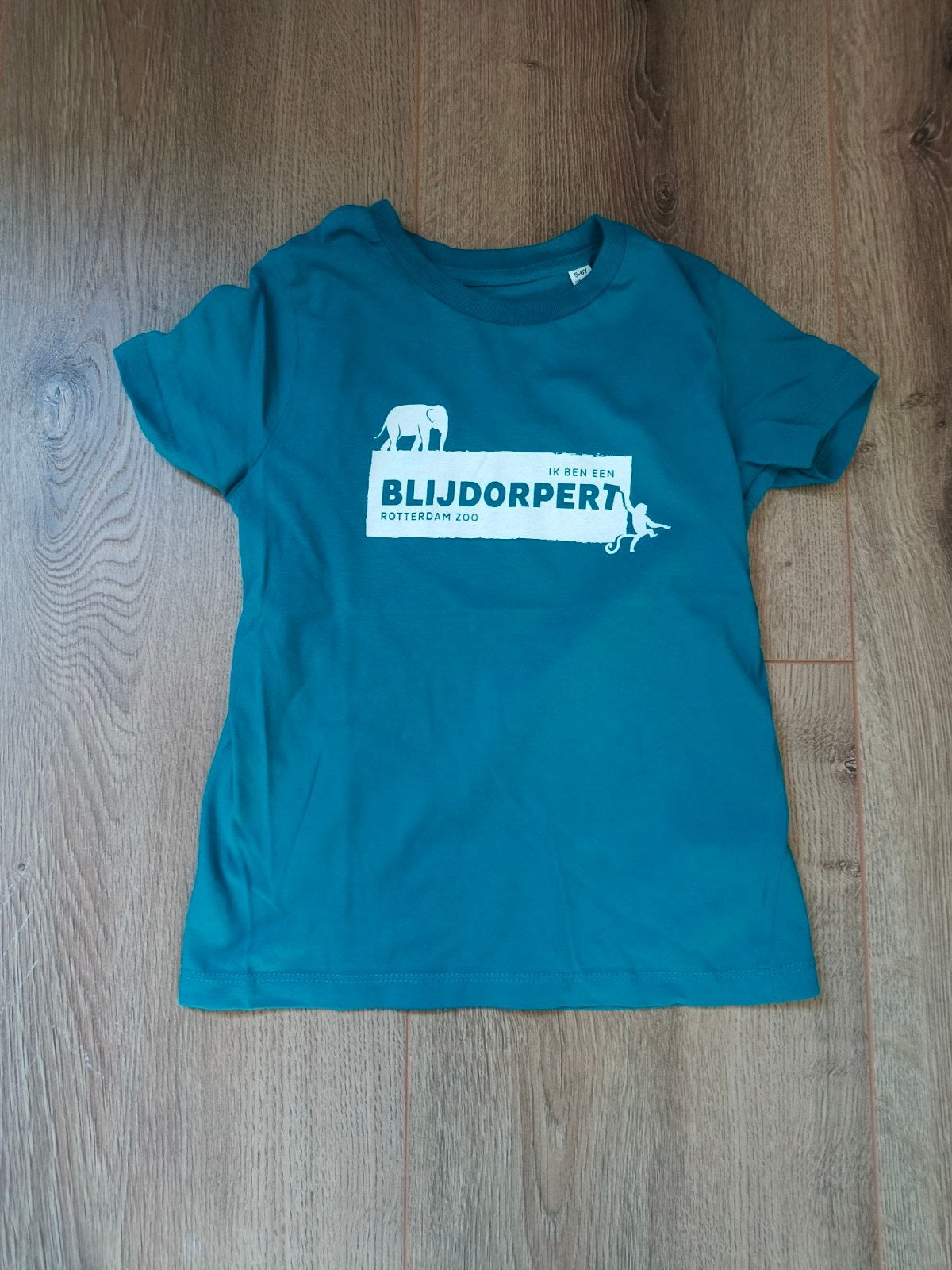 Shirt Blijdorpert Diergaarde Blijdorp maat 110/116, Ophalen of Verzenden, Zo goed als nieuw, Shirt of Longsleeve, Jongen