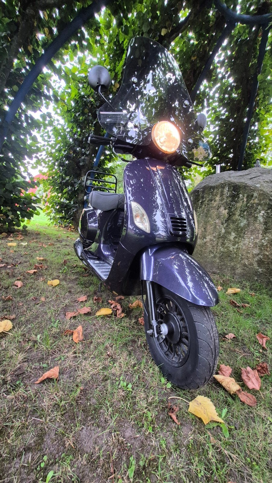 Snorscooter - Vespa look-a-like, Zo goed als nieuw, Benzine, Ophalen, Overige merken