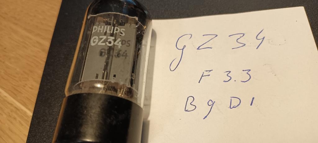 GZ34 philips, Audio, Tv en Foto, Buizenversterkers, Ophalen of Verzenden, Buis of Buizen