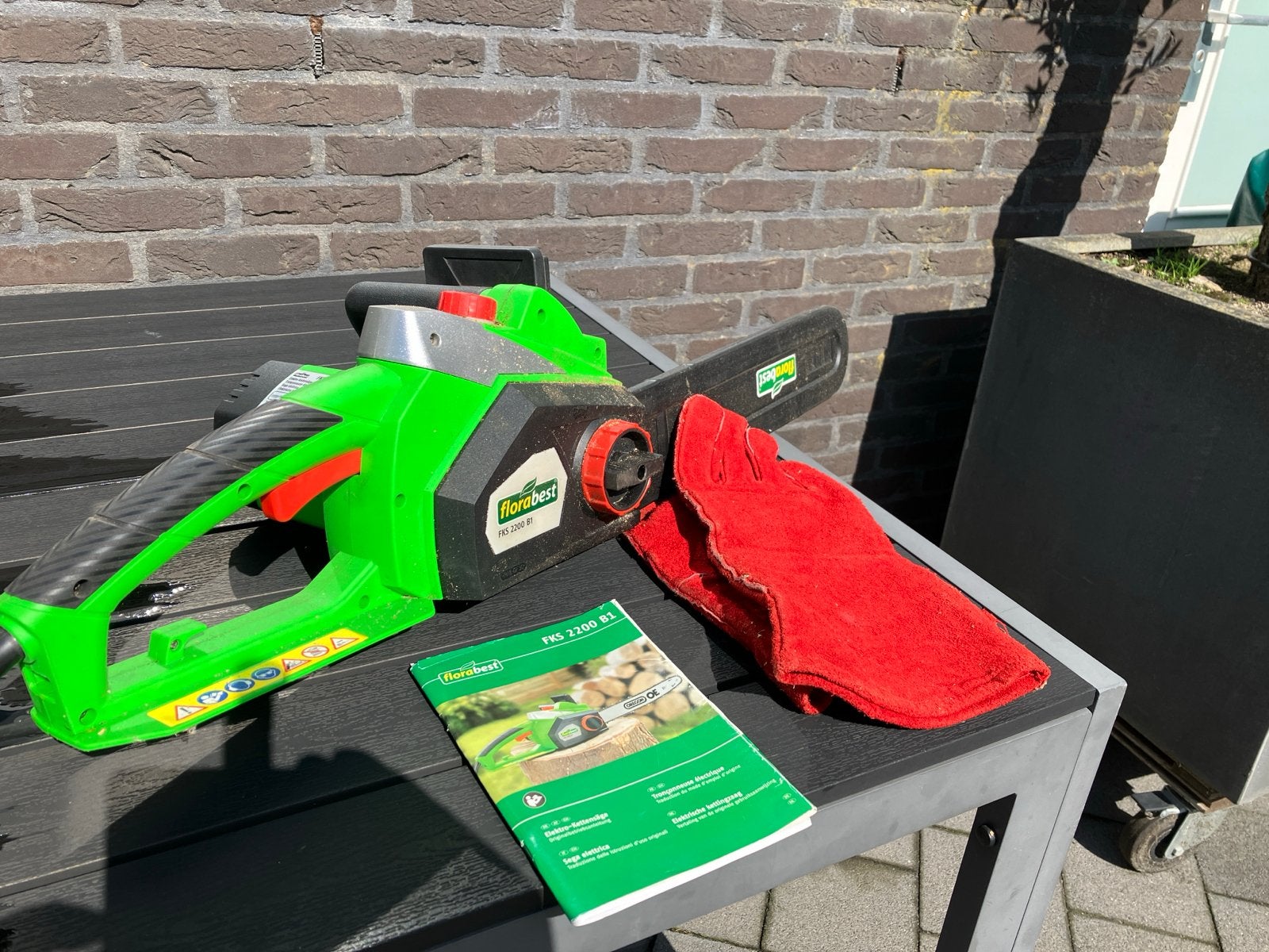 Florabest FKS 2200 B1 Elektrische Kettingzaag - Zo goed als, Ophalen, 70 mm of meer, Kettingzaag, Zo goed als nieuw
