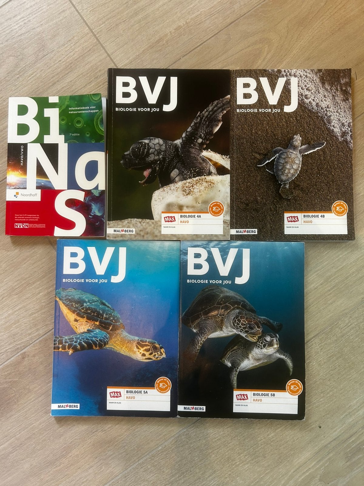 BVJ Biologie voor jou HAVO boeken (4A, 4B, 5A, 5B) + Binas, Boeken, Schoolboeken, Zo goed als nieuw, Biologie, HAVO, Ophalen of Verzenden