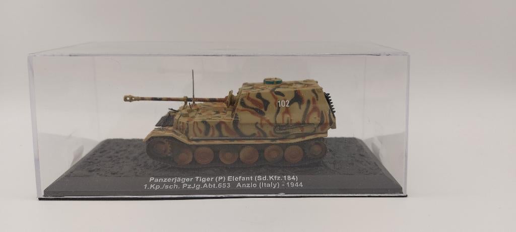 Deagostini Panzerjager Elefant, Hobby en Vrije tijd, Modelbouw | Auto's en Voertuigen, Nieuw, Tank, 1:50 of kleiner, Overige merken