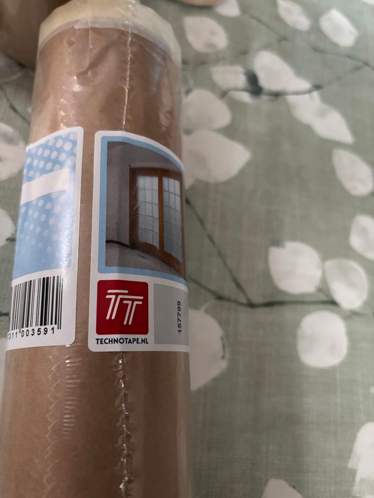 Afplaktape met papier, Doe-het-zelf en Verbouw, Schildersmaterialen, Ophalen, Nieuw, Overige typen