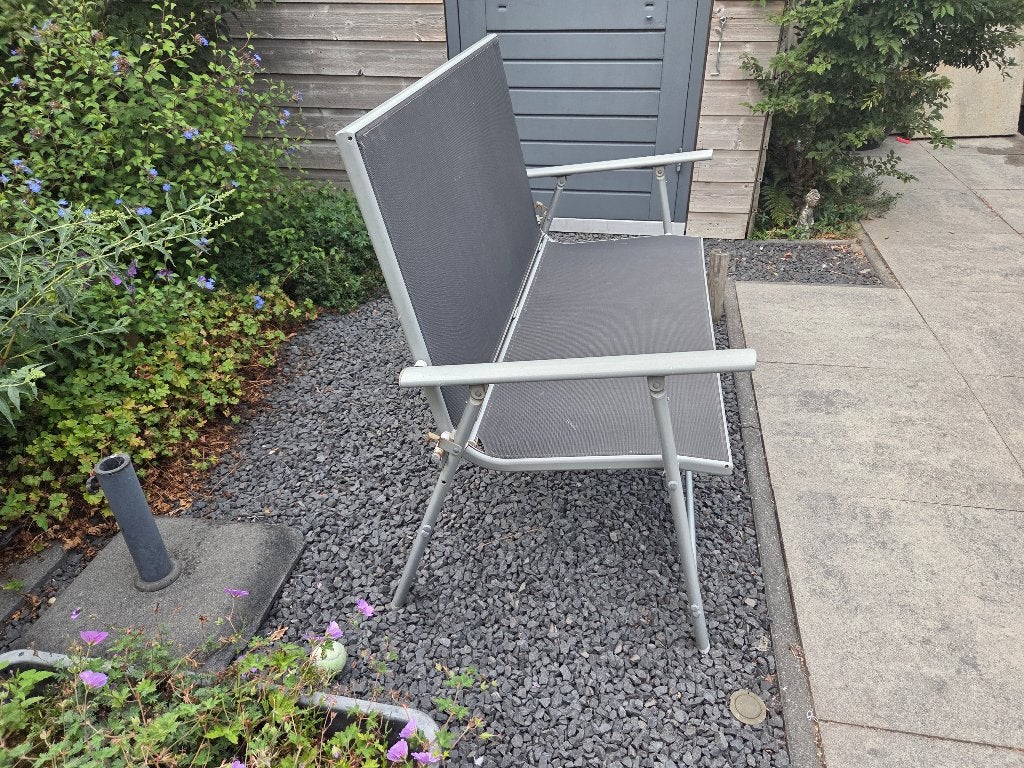 Tuinbank, Ophalen, Gebruikt, Aluminium
