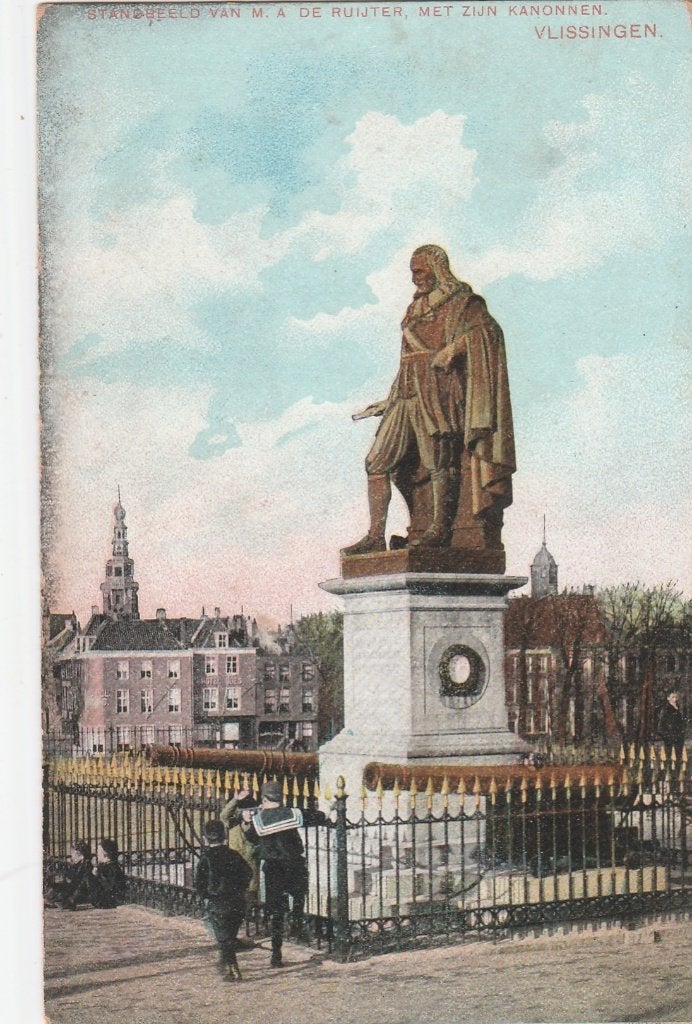 vlissingen- beeld de ruyter, Verzamelen, Ophalen of Verzenden, Voor 1920, Zeeland