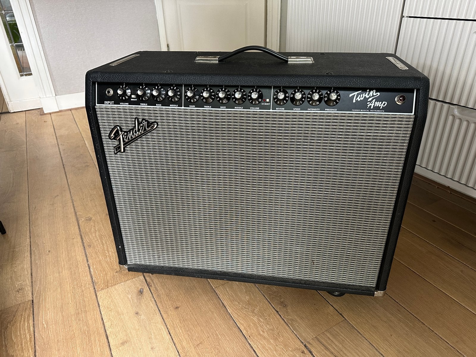 Fender the Twin Amp gitaarversterker, Ophalen, Gebruikt, Gitaar, 100 watt of meer
