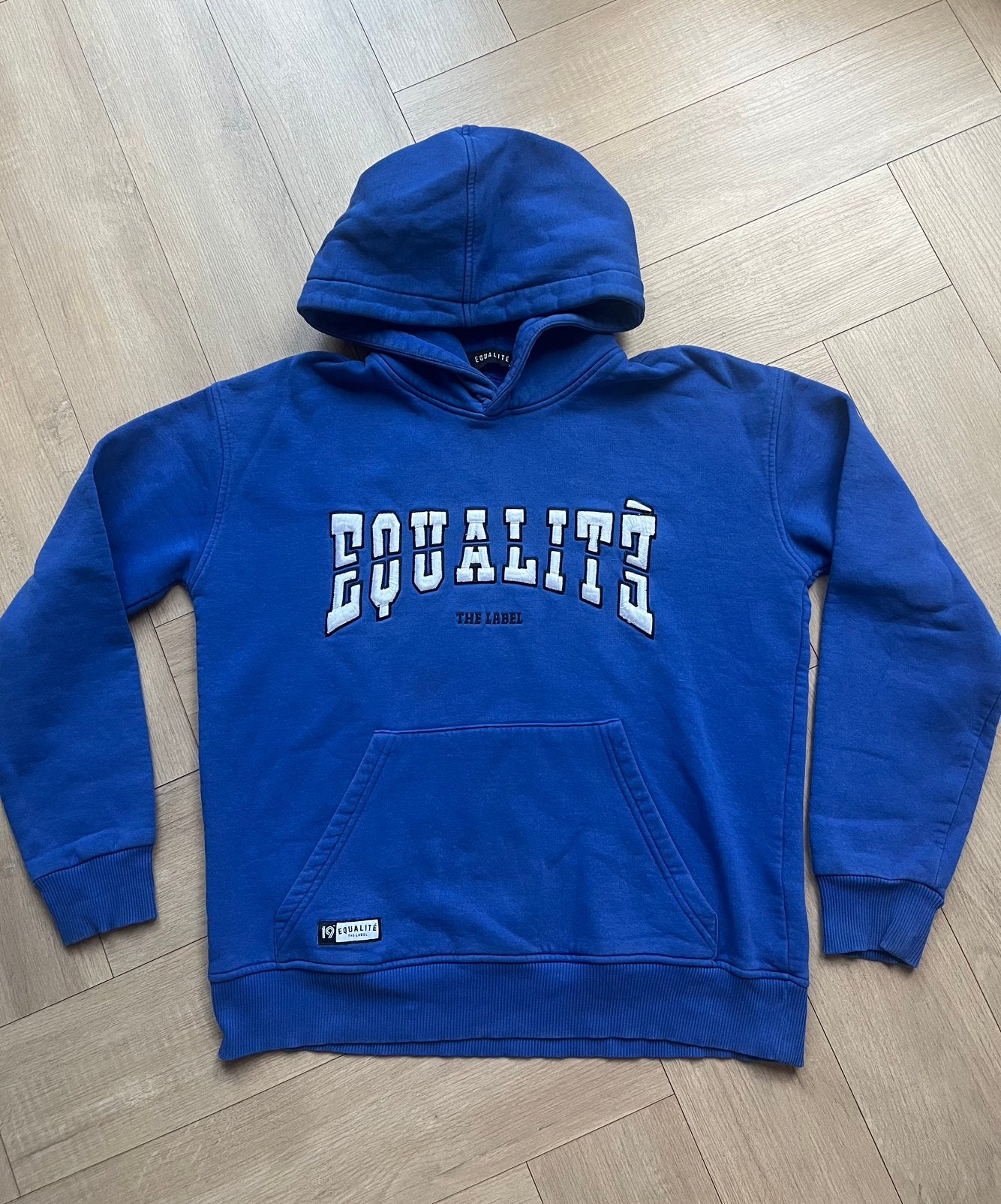 Equalite hoodie XS, Kleding | Heren, Ophalen of Verzenden, Zo goed als nieuw, Maat 46 (S) of kleiner, Blauw