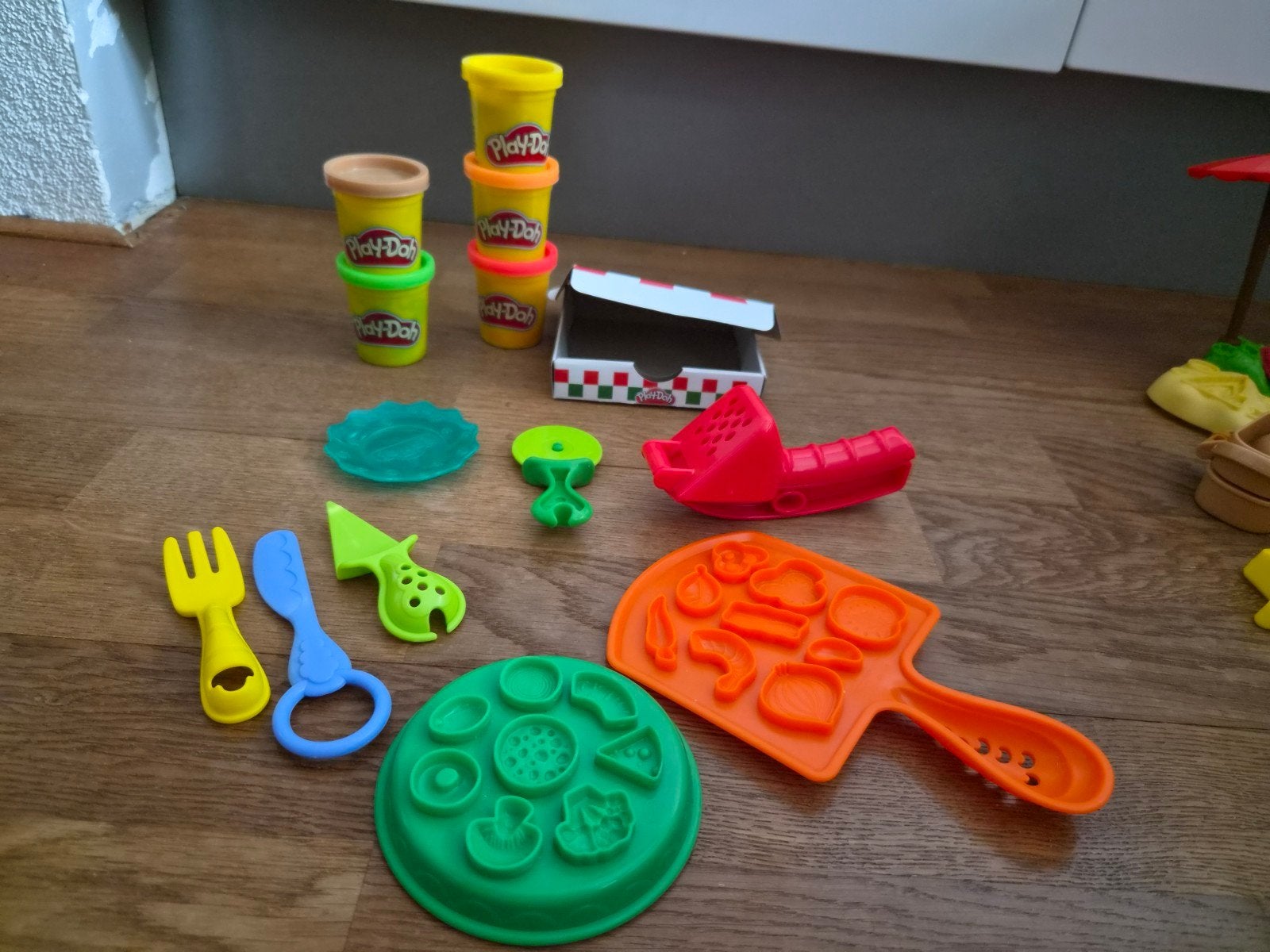 Play doh pizza set, Kinderen en Baby's, Speelgoed | Educatief en Creatief, Ophalen, Gebruikt, Knutselen