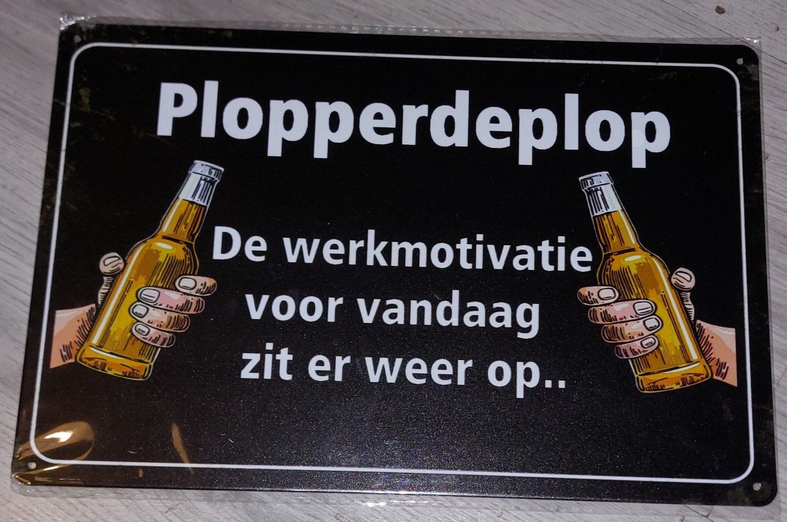 Metalen wand bordje Nieuw, Ophalen of Verzenden, Nieuw