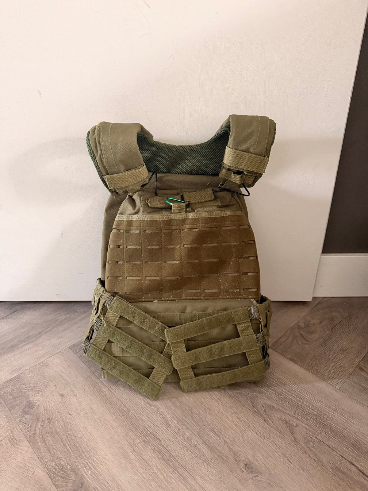 Gewichtsvest met 2 platen van 5kg, Ophalen of Verzenden, Gebruikt, Armen, Overige typen