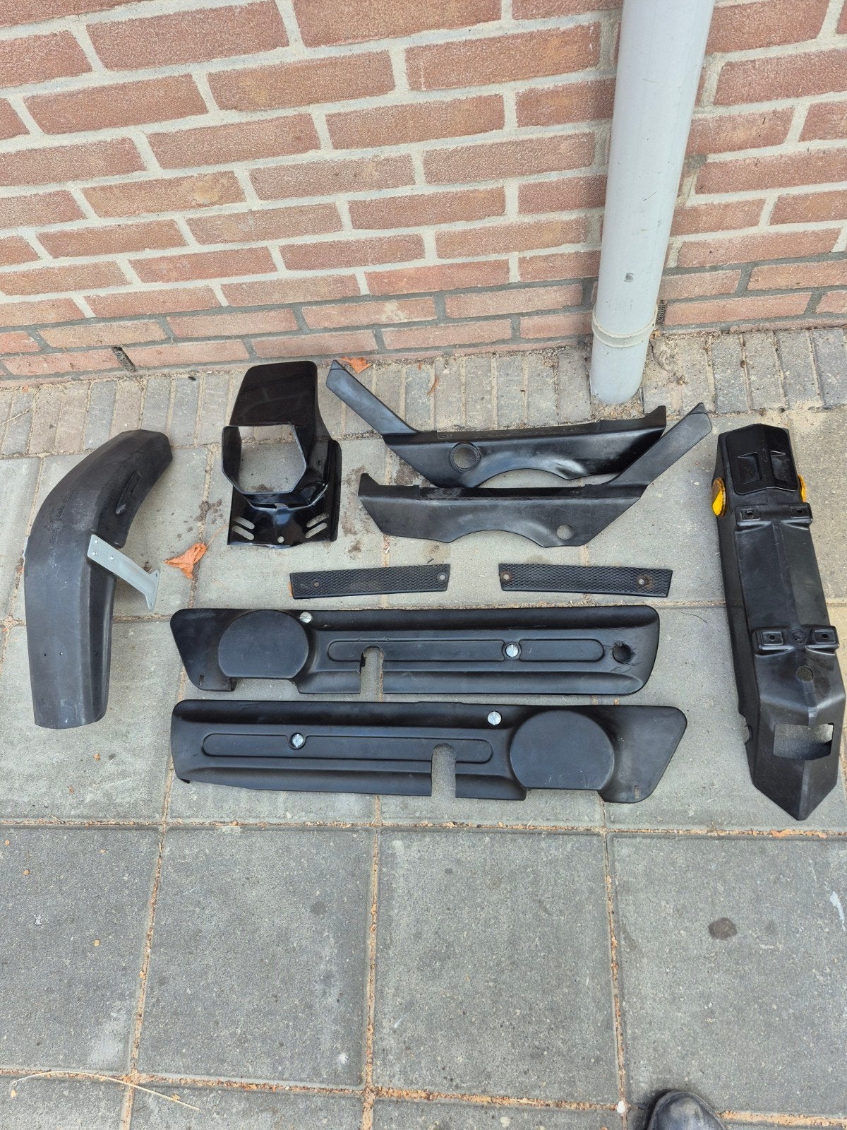 citta gilera zwarte kappen set, Ophalen of Verzenden, Zo goed als nieuw, Kap, Citta gilera