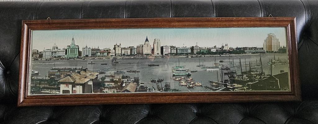 Zijde Shanghai Bund haven panorama, Ophalen