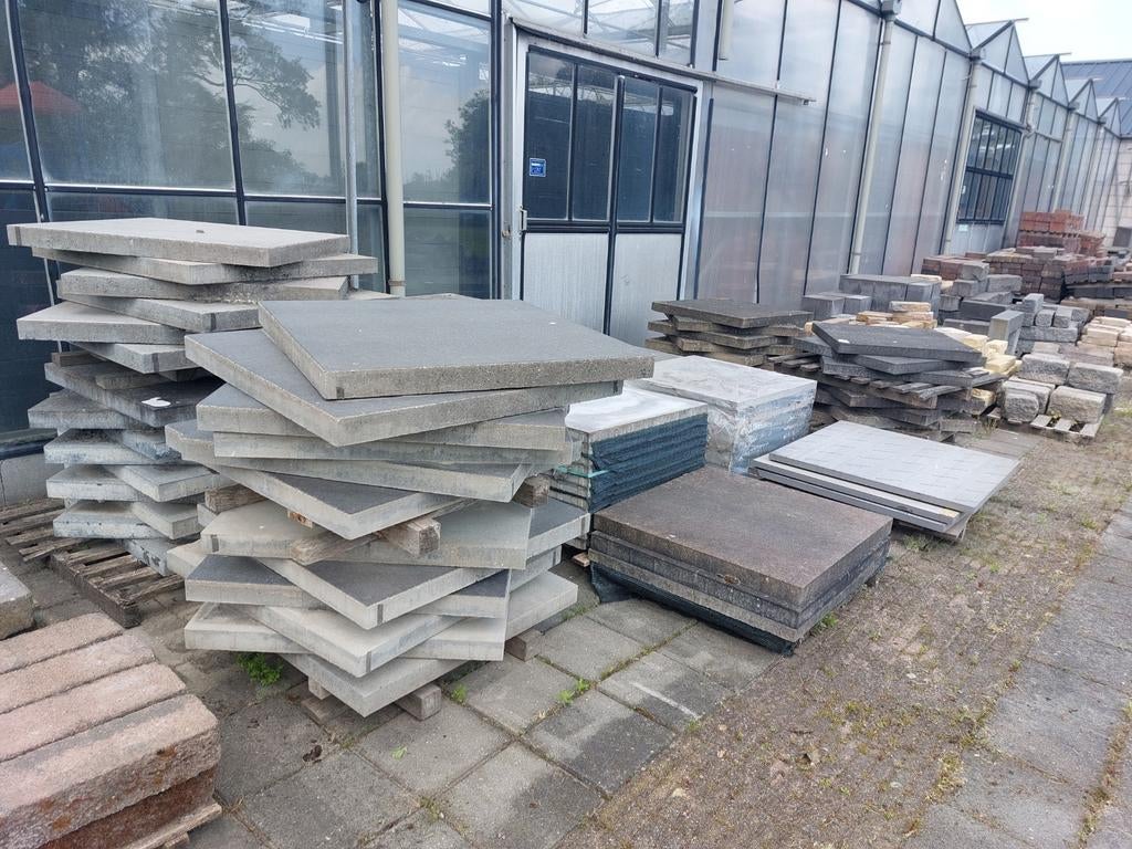 Diverse restpartijen bestrating, tegels, natuurstenen, Ophalen, Nieuw, Natuursteen, Terrastegels