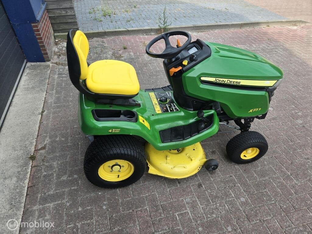 Zitmaaier jhon deere x354  2cilinder  mulch hydro, Ophalen, Gebruikt, Elektrische starter