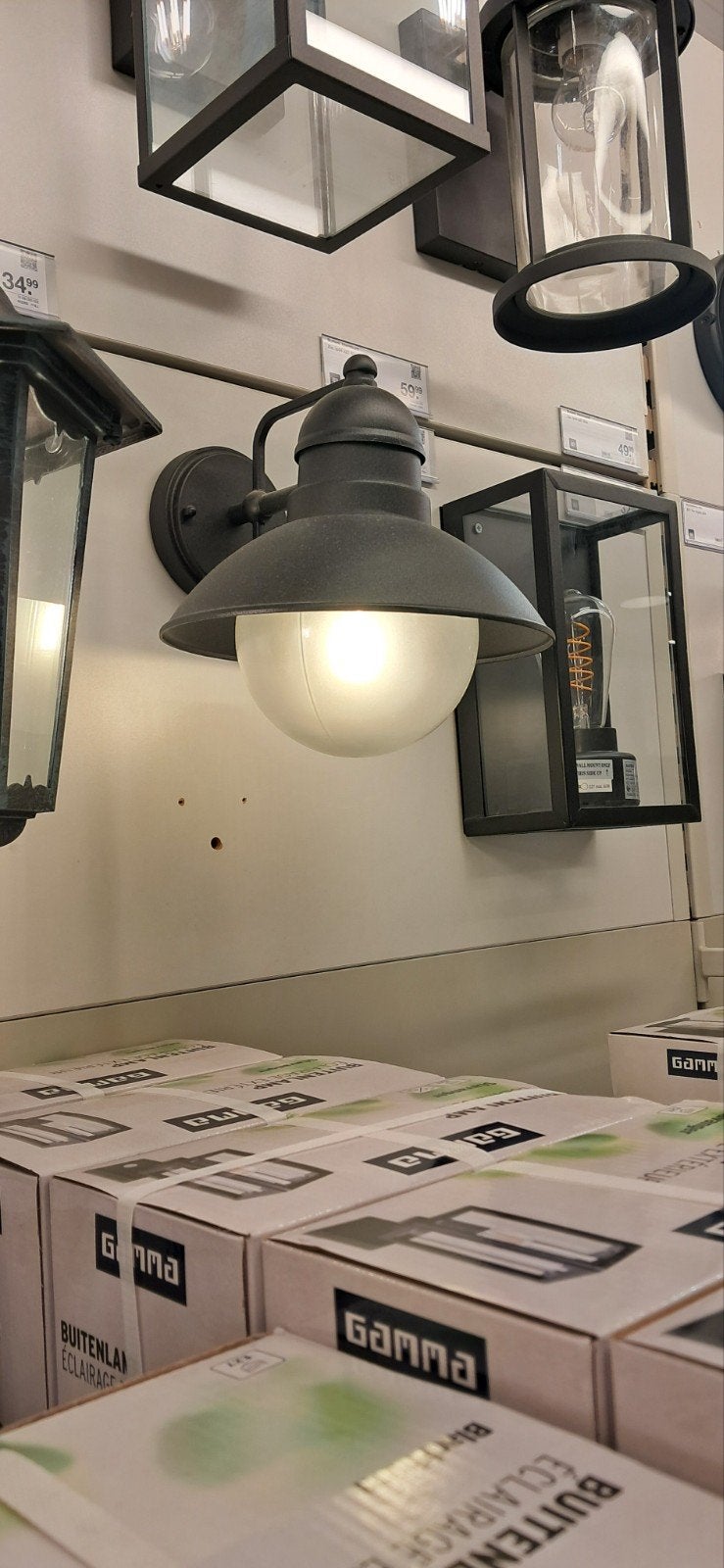 Philips buitenlantaarn, Ophalen of Verzenden, Netvoeding, Minder dan 50 watt, Wandlamp