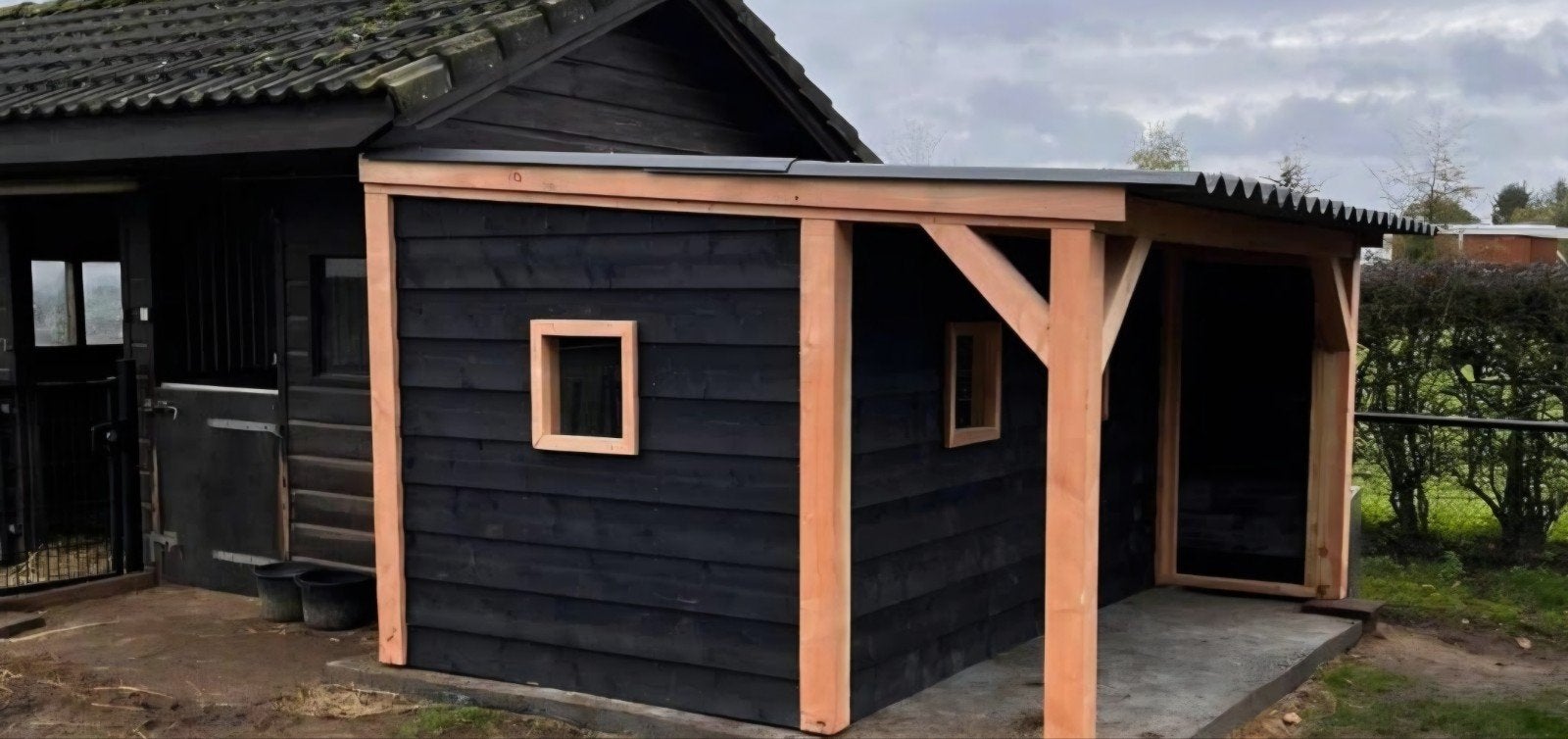 wij maken wat u wilt schuilhok geitenhok kippenhok hooiberg, 200 tot 400 cm, 250 tot 500 cm, Schuur, Nieuw