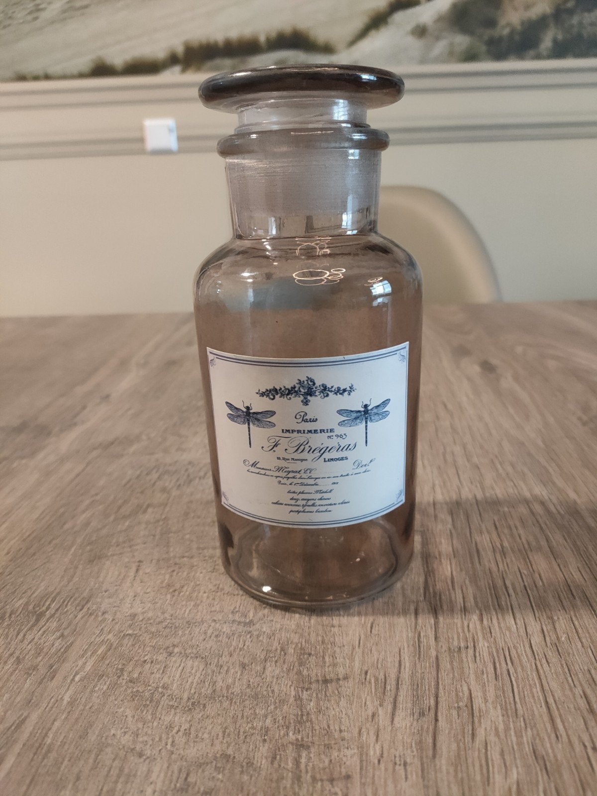 Decoratieve Apothekersfles met Stop - Vintage Stijl, Ophalen of Verzenden