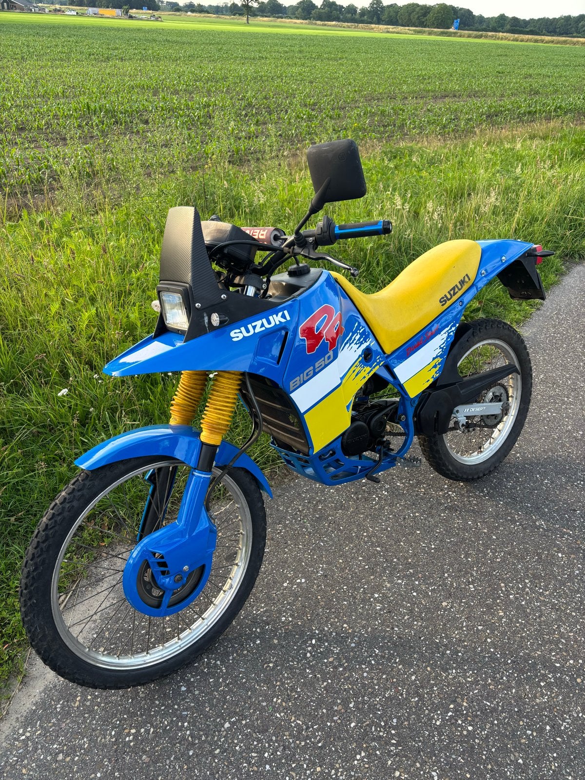 Suzuki DR 50 Big - Unieke 50cc brommer, Fietsen en Brommers, Ophalen, Gebruikt, Maximaal 45 km/u
