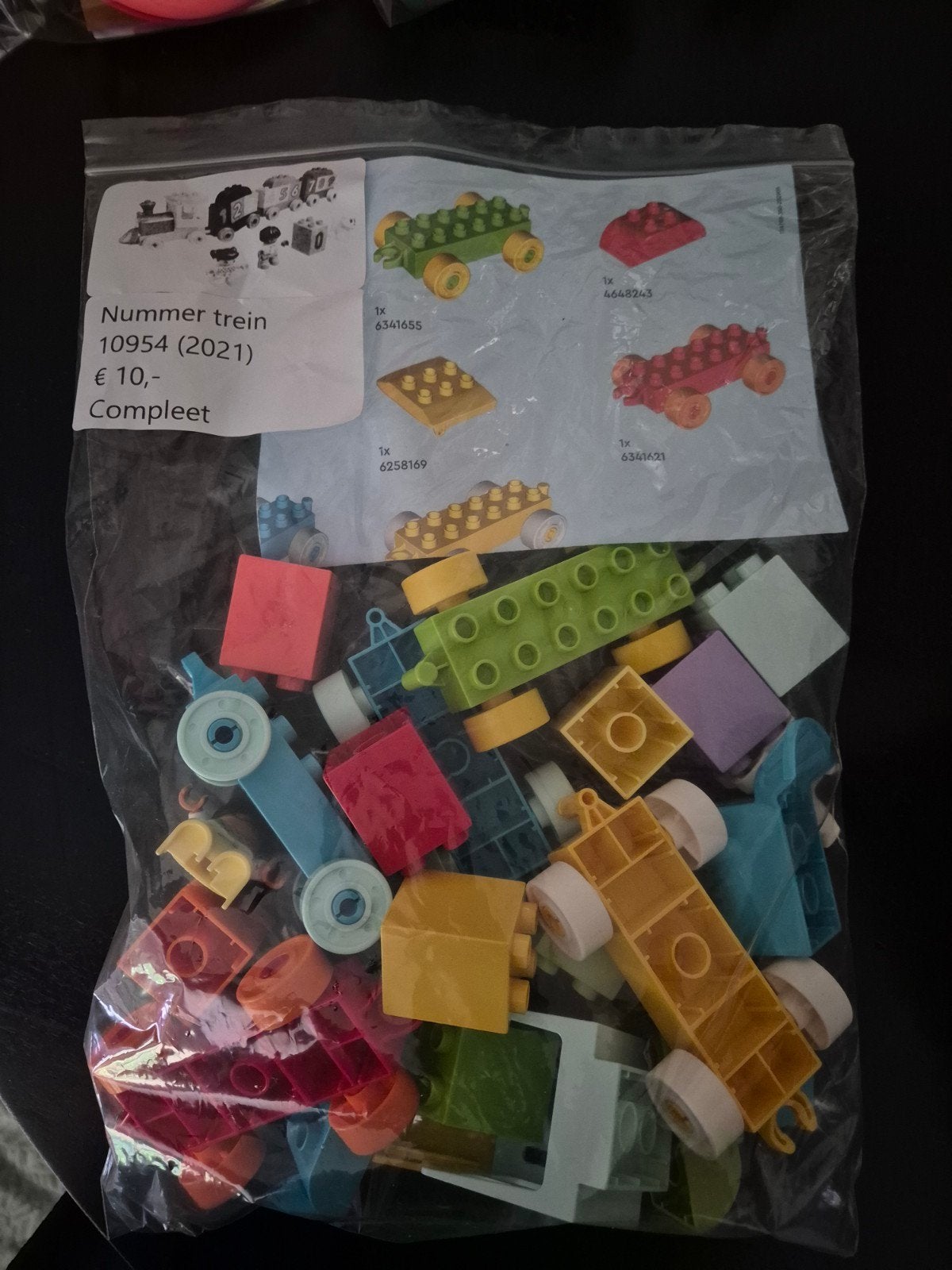 LEGO DUPLO letter trein 10954, Ophalen of Verzenden, Zo goed als nieuw, Duplo