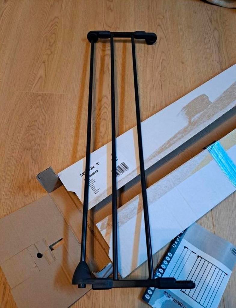 Traphekje Verlengstuk Zwart 20.5cm, Overige typen, Nieuw, Ophalen of Verzenden, Metaal of IJzer