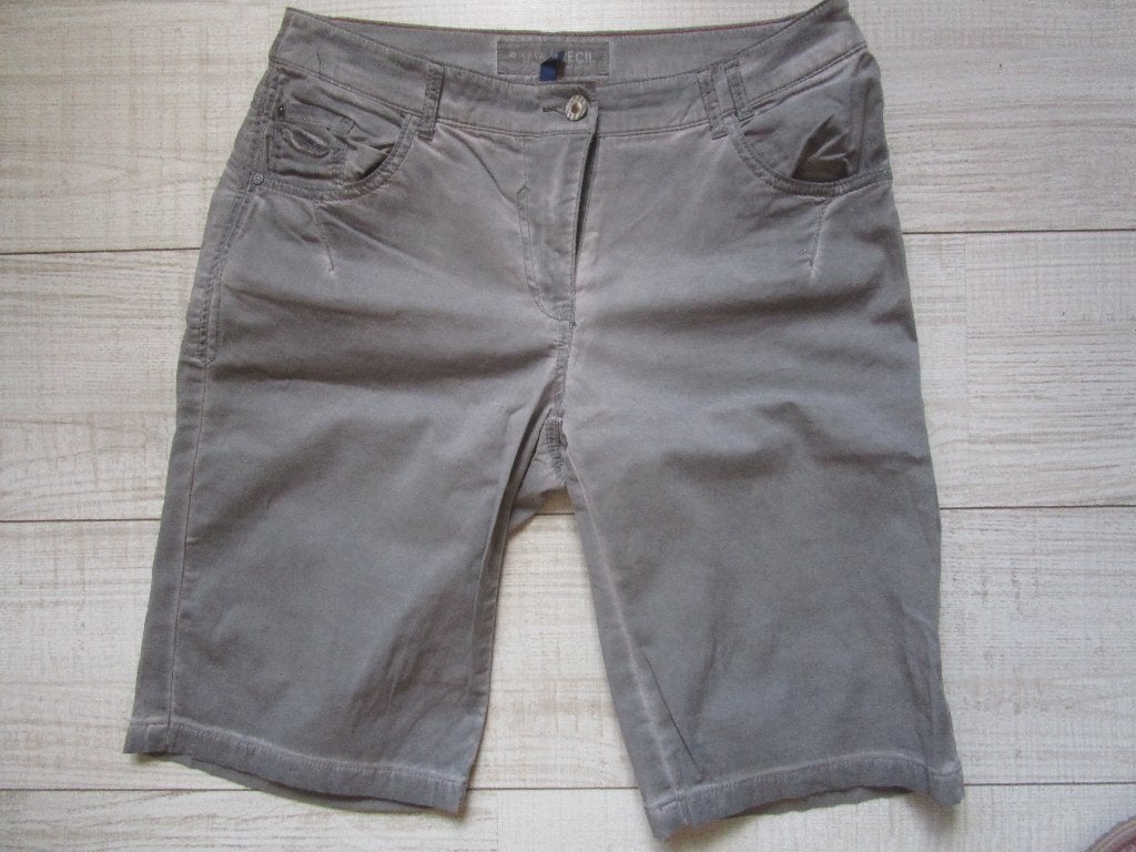 Korte broek CECIL mt 38  grijs   bermuda model, Maat 38/40 (M), Kort, Verzenden, Nieuw