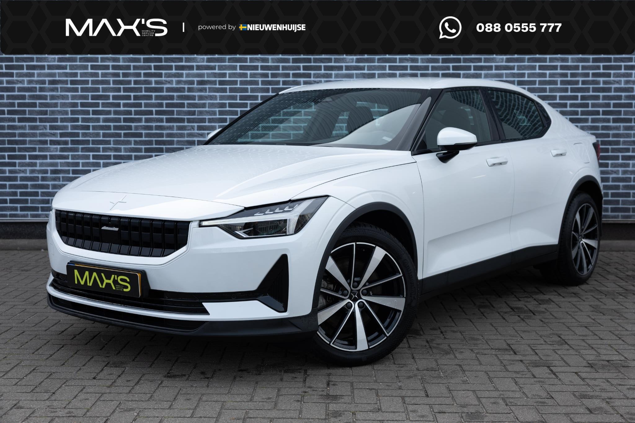 Polestar 2 Standard Range Single Motor 63kWh | Achteruitrijc, Auto's, Polestar 2, Gebruikt, Origineel Nederlands, 420 min