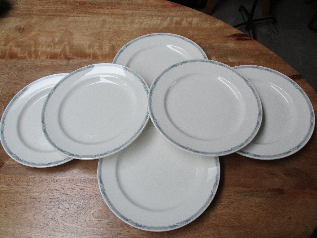 6 Villeroy&Boch️ boterham borden 21 cm. ø Admiral -collectie, Ophalen of Verzenden, Zo goed als nieuw, Bord(en), Overige stijlen