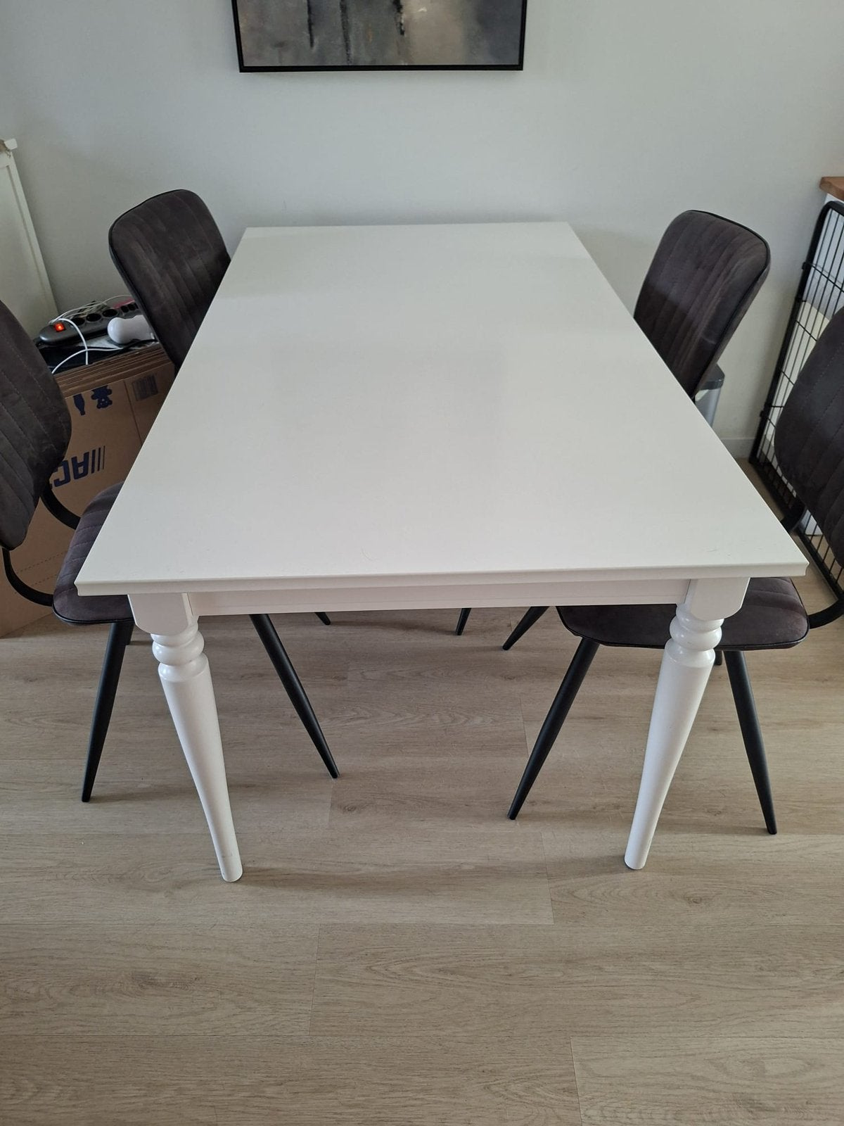 Mooi uitklapbare eettafel, Huis en Inrichting, Tafels | Eettafels, Ophalen, 50 tot 100 cm, Zo goed als nieuw, 150 tot 200 cm
