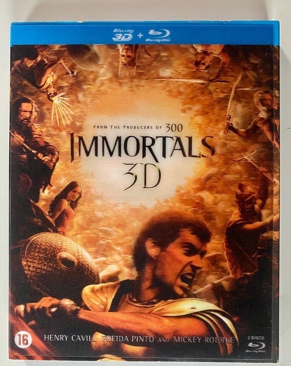 IMMORTALS (3D + 2D) (WITH LENTICULAR SLIPCOVER) (BLURAY), Cd's en Dvd's, Blu-ray, Carduelis & Media, Verzenden, Syran@live.nl