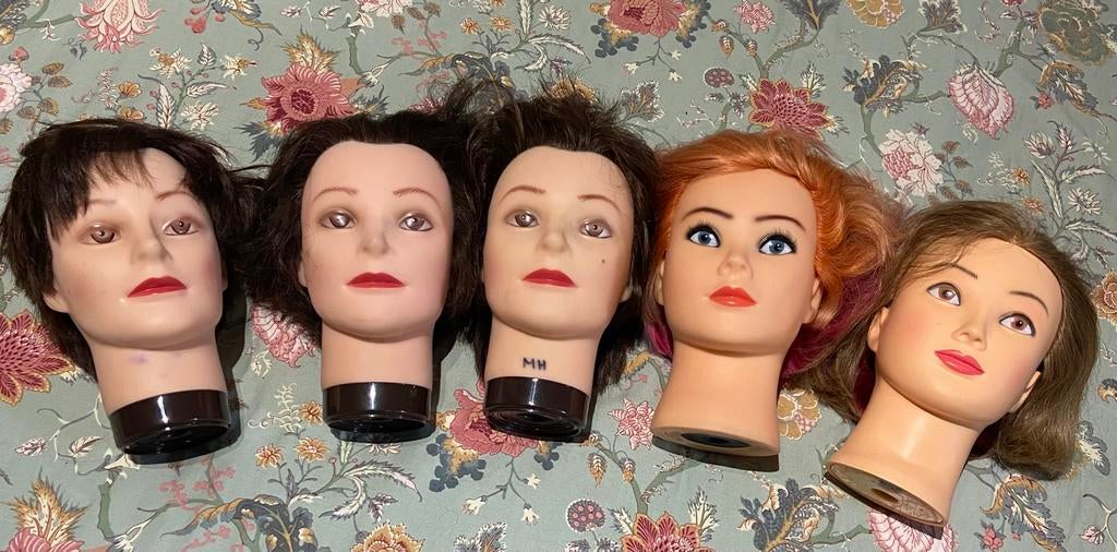 Professionele oefenhoofden, Sieraden, Tassen en Uiterlijk, Uiterlijk | Haarverzorging, Gebruikt, Pruik of Haarverlenging, Ophalen