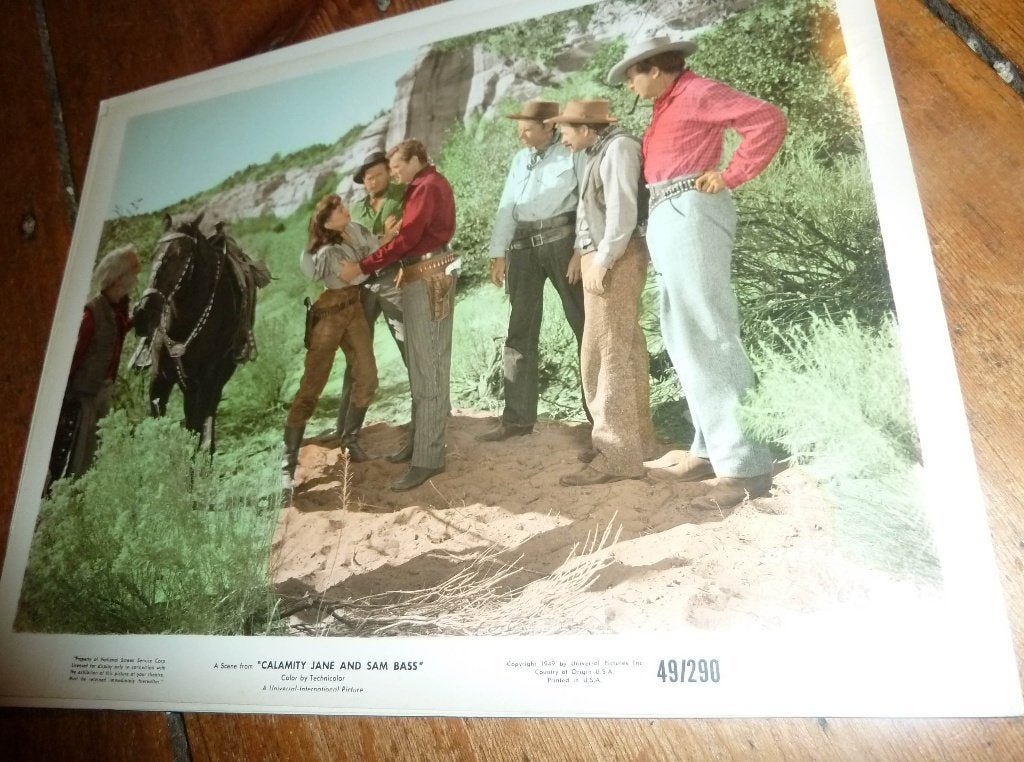 35mm film moviestill COLOR Calamity Jane and Sam Bass - rare, Ophalen of Verzenden, 35mm film