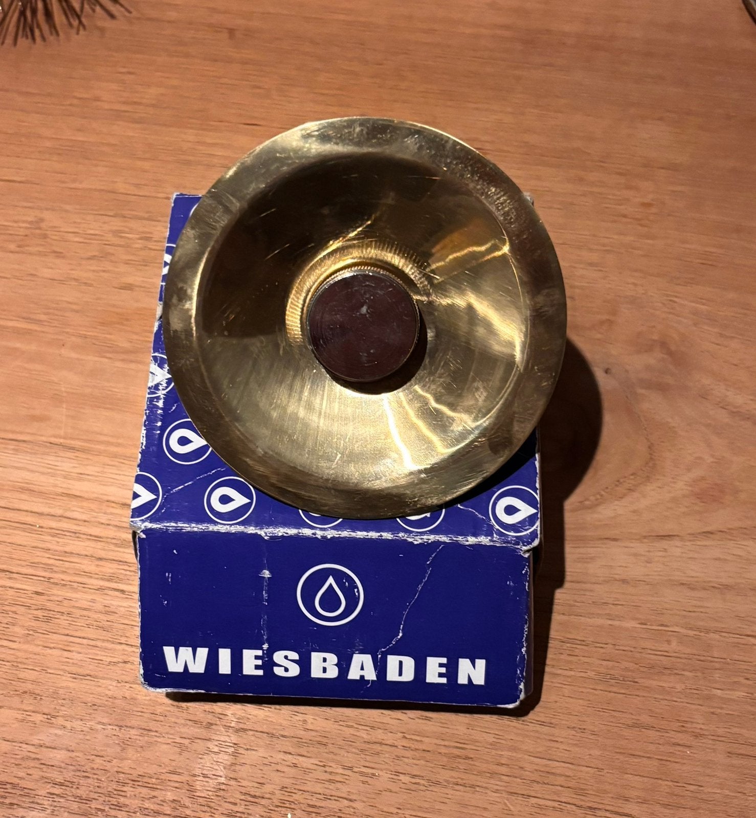 Gevelkom 1/2x15 Cap. Messing, Ophalen of Verzenden, Nieuw