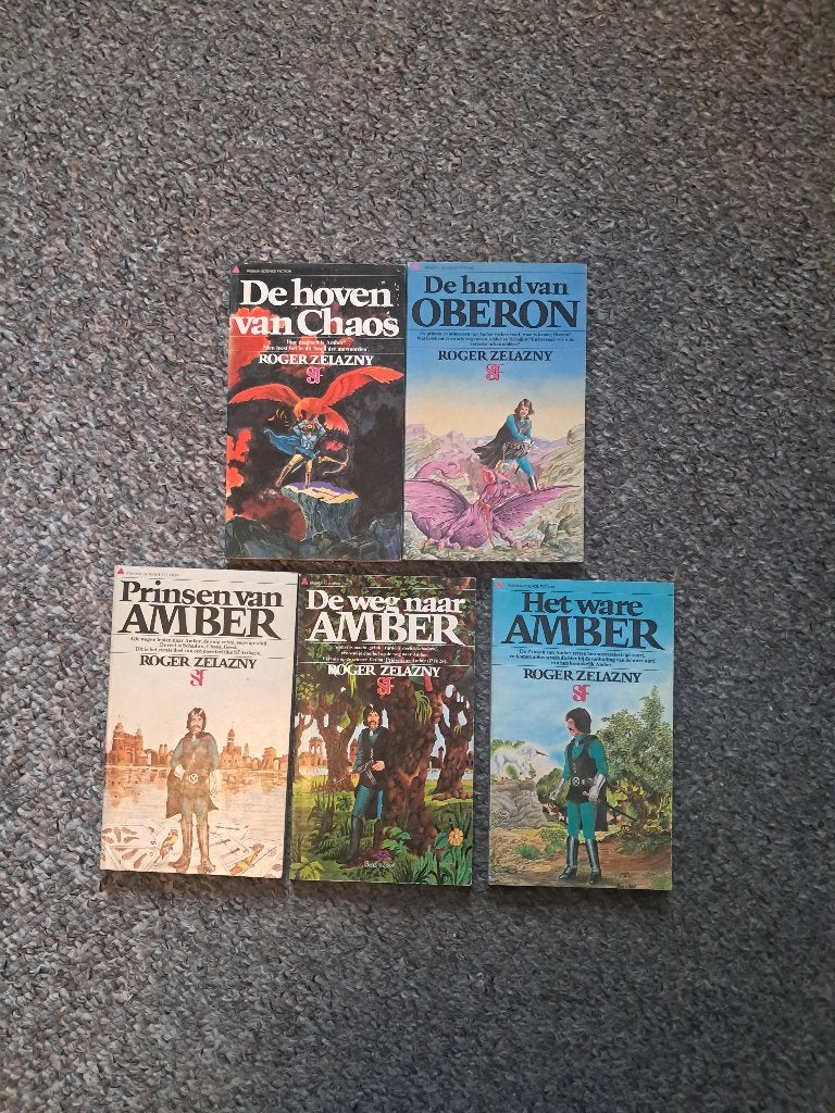 5 delige Amber serie/  Fantasy, Verzenden, Gelezen, Roger Zelazny