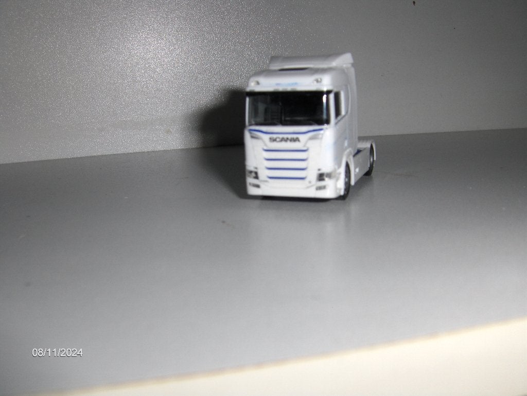 Herpa-Scania truck, Ophalen of Verzenden, Zo goed als nieuw, Bus of Vrachtwagen, Herpa